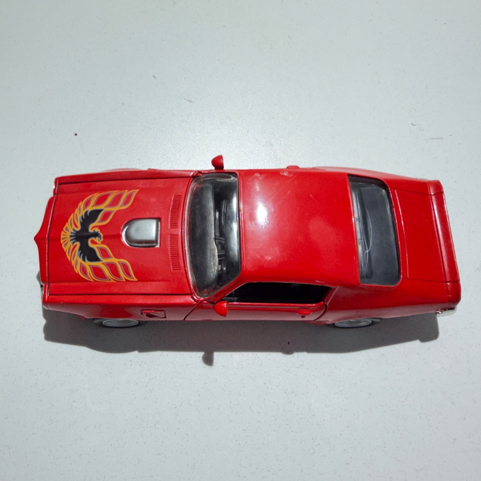 Motor Max 1:24 Diecast 1973 Pontiac Firebird Trans Am Red No Box