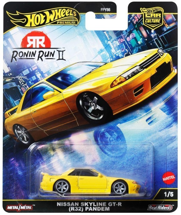 NEW Hot Wheels Car Culture Ronin Run 2 II NISSAN SKYLINE GT-R PANDEM 1:64 JBK88