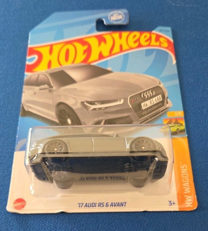 Hot Wheels 2024 ’17 Audi RS 6 Avant 187/250 Wagons Kroger Fry’s Gray
