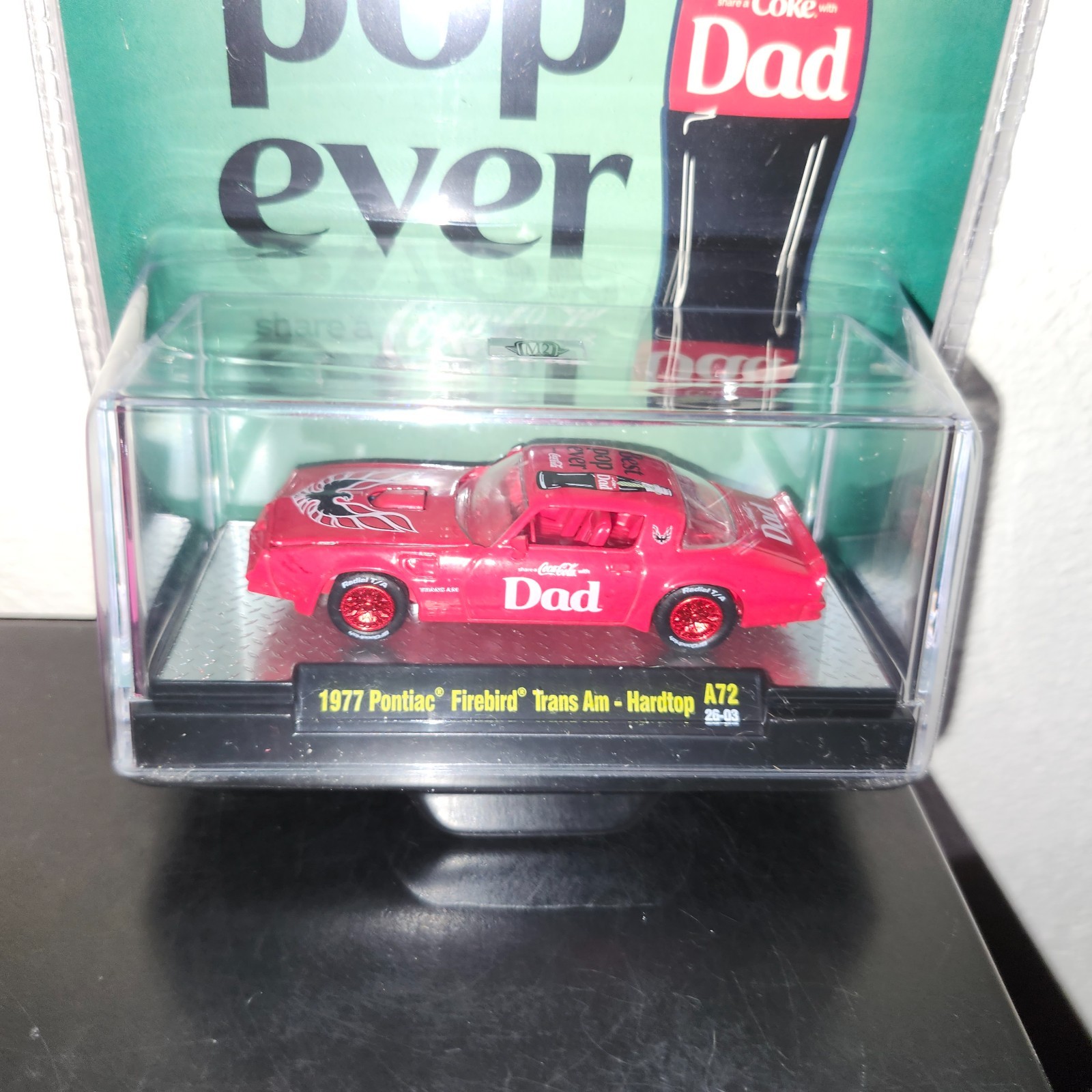 M2 Machines 1977 Pontiac Firebird Trans Am Hardtop – A72 “Dad” Chase 1/750
