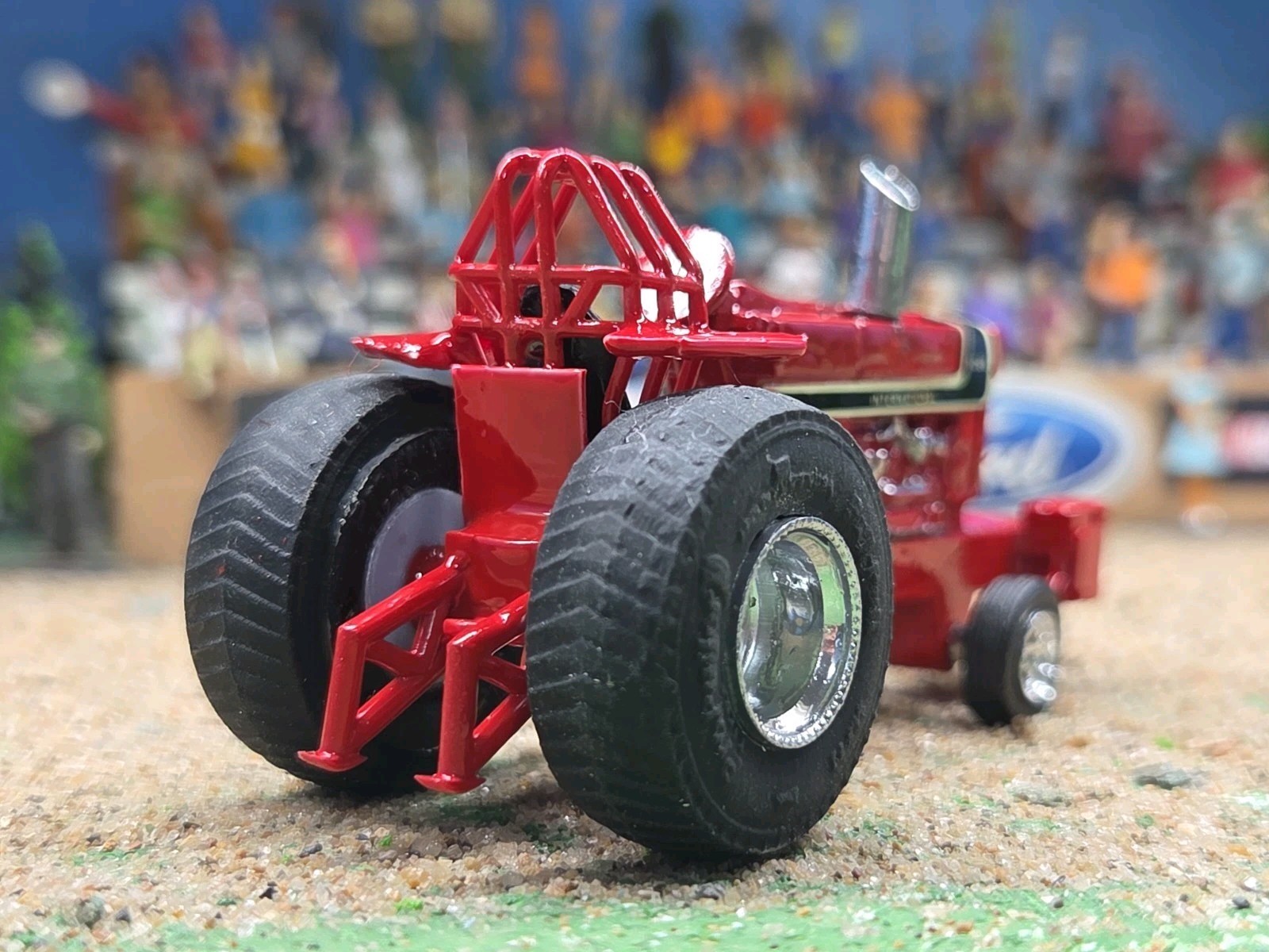 CASE IH International1:64 CUSTOM built TRACTOR pulling PULLER HOT ROD ertl Farm