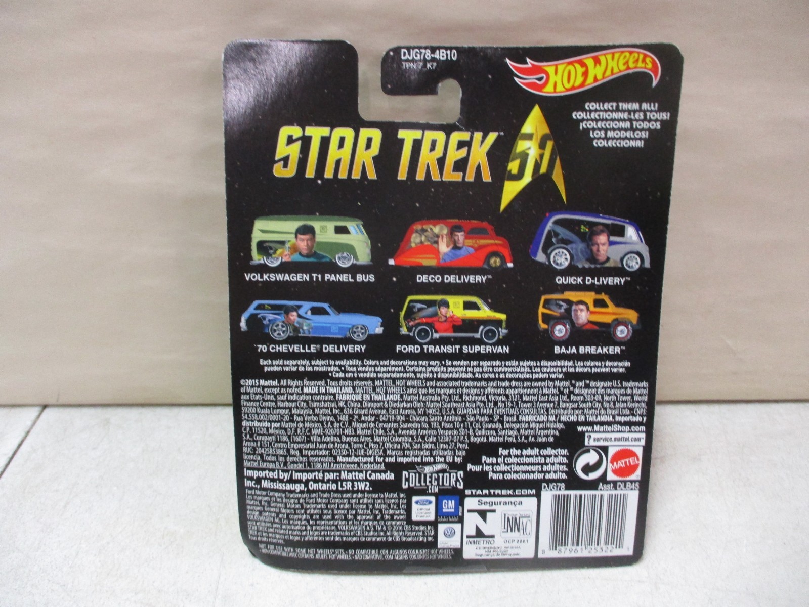 Hot Wheels Premium Star Trek 50 Ford Transit Supervan Uhura