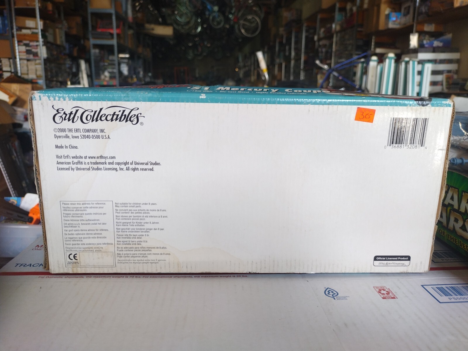 American Muscle 1/18 American Graffiti 1951 Mercury Coupe Ertl Limited Edition