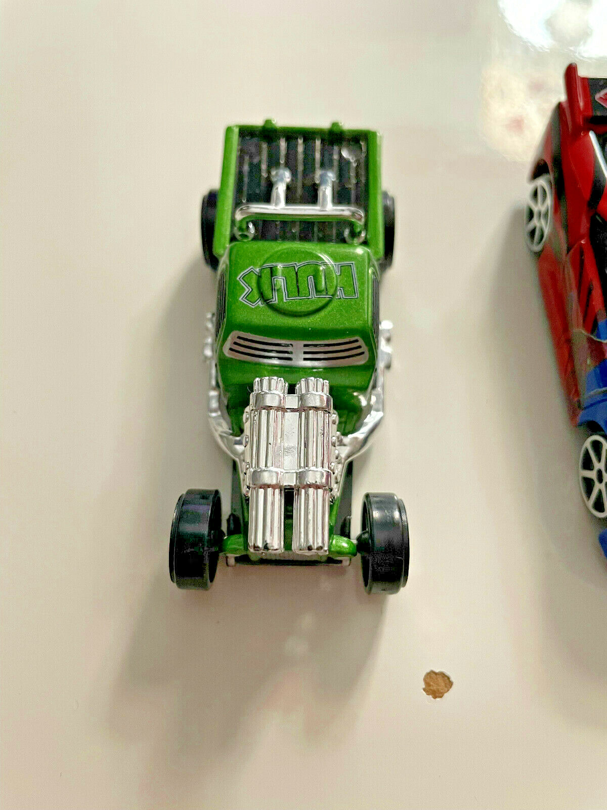 Maisto 1/64 Die Cast Marvel Lot Hulk Leadslinger & Spiderman Street Speeder