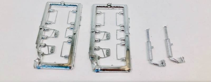 HO 1:87 Promotex # 5503 Mack Mirror & Exhaust Stack (2 pcs.) Package
