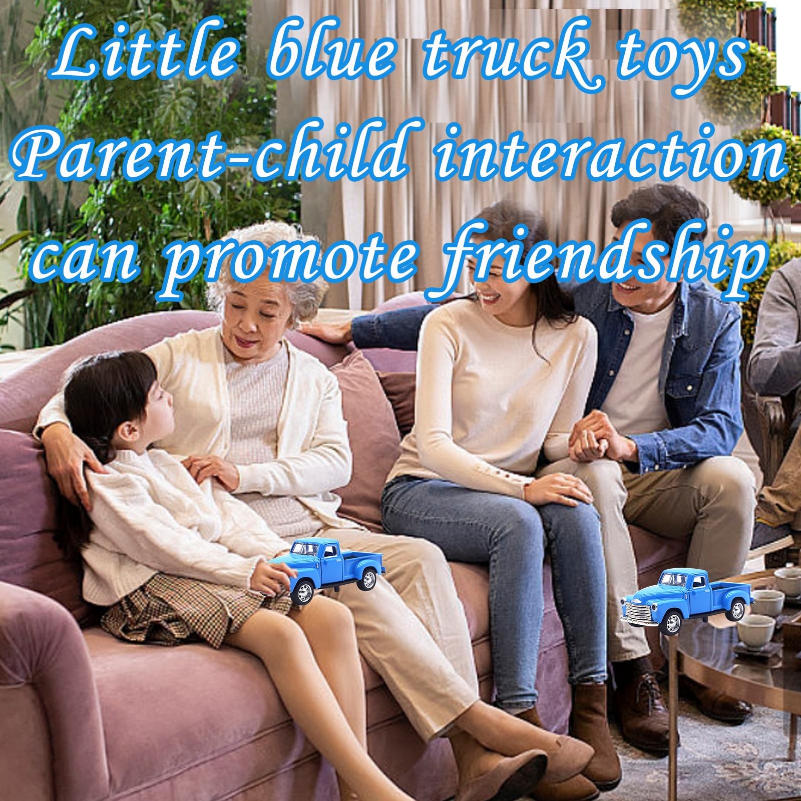 Little Blue Truck Toy for Toddlers 2 3 4 5 6 7 8 Year Old Boys Girls,1:32 All…