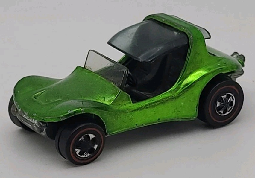 HOT WHEELS 1970 REDLINES,SAND CRAB GREEN , USA, LOOSE