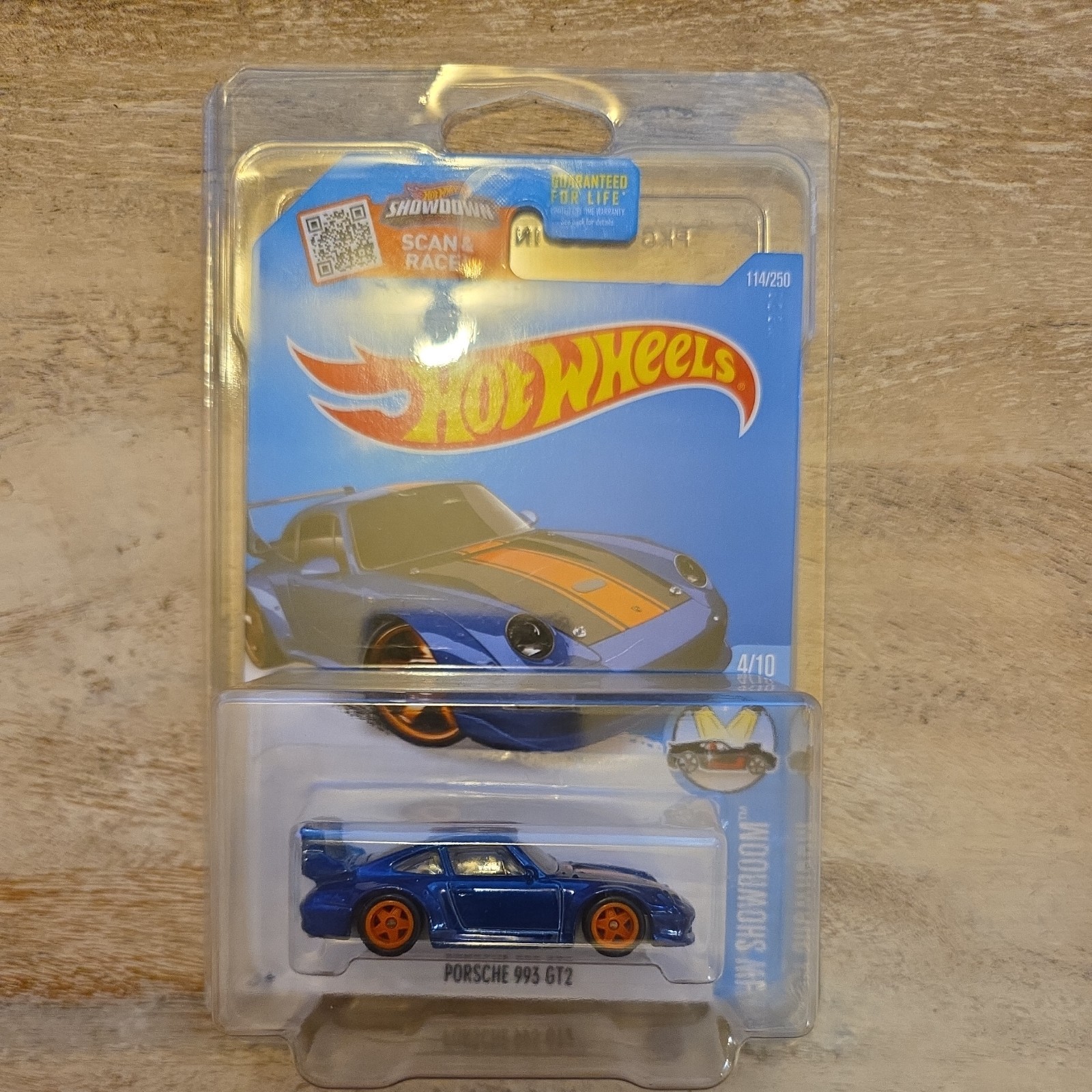 Hot Wheels Super Treasure Hunt Porsche 993 GT2 – Bubble a bit loose on top –