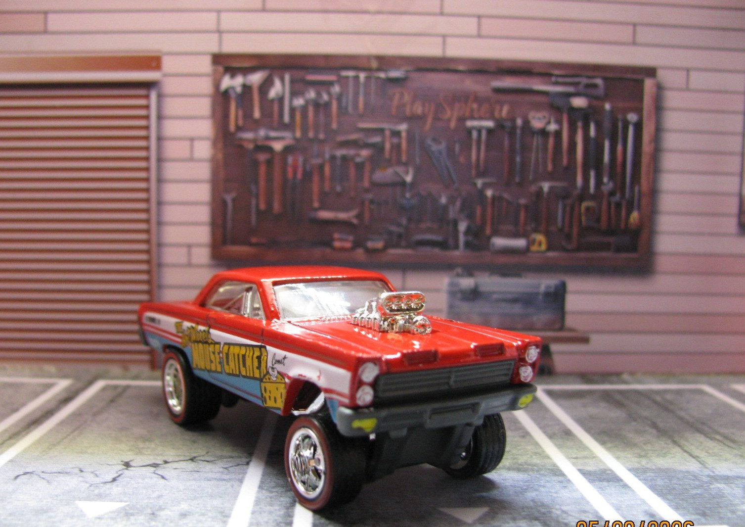 2025 Hot Wheels ’65 Mercury Comet Cyclone Gasser, w/Real Riders Wheel Swap