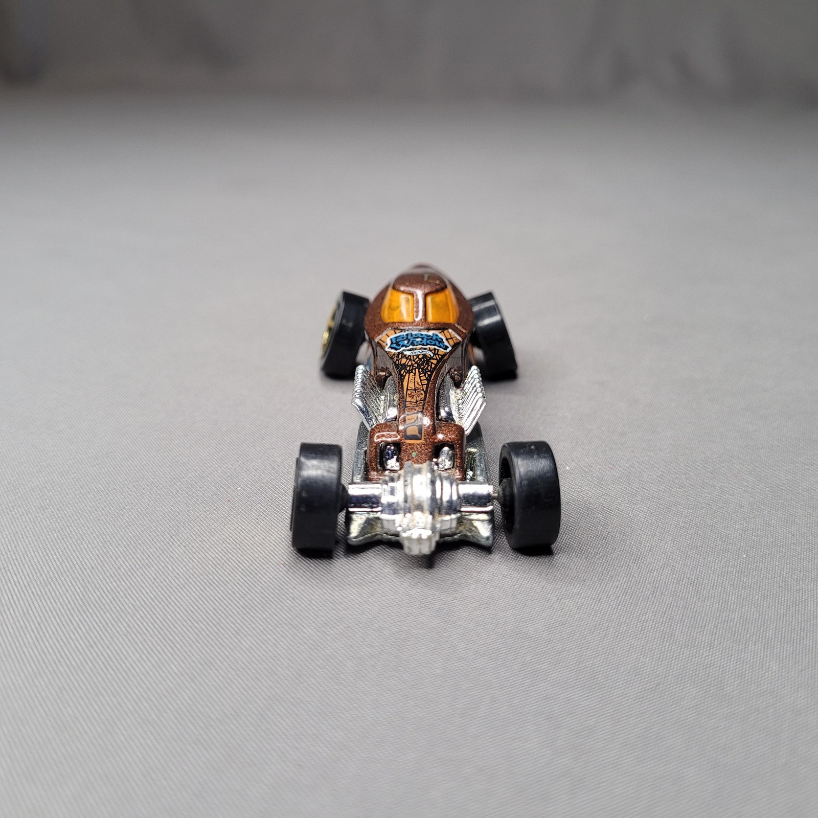 Vintage 1997 Hot Wheels Sweet 16 II Brown Black Widow Dragster Diecast Car Loose