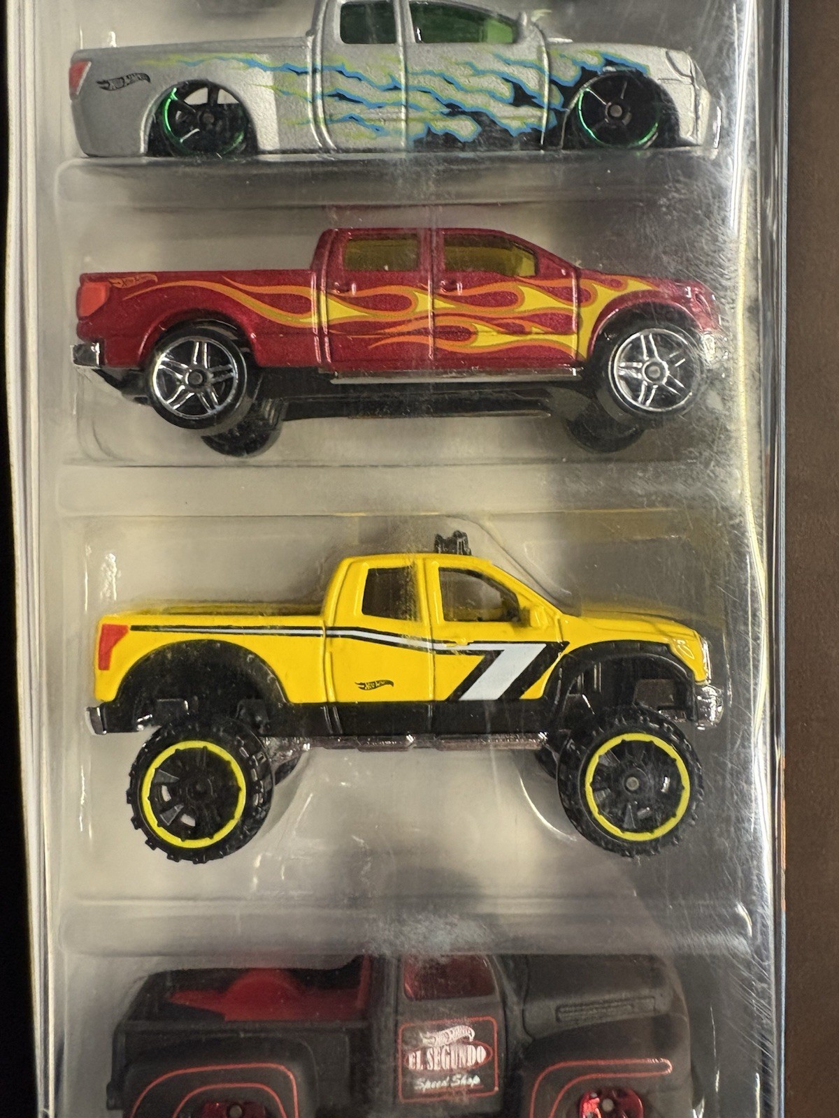 Hot Wheels 2018 HW Hot Trucks 5 Pack #FKT63 1 64 Scale Diecast Silverado