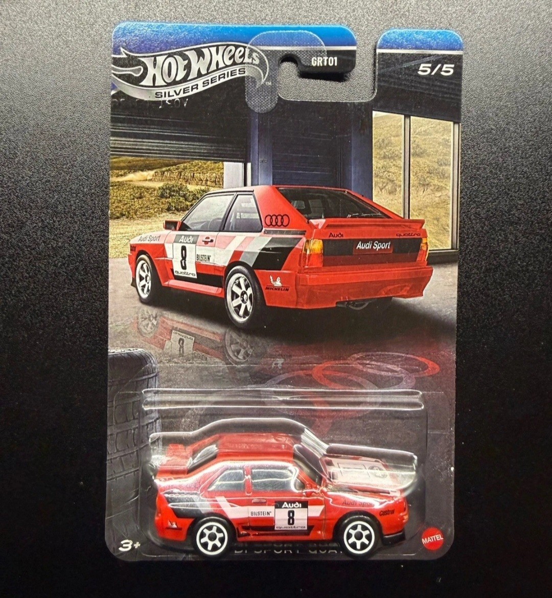 Hot Wheels Silver Series ’84 Audi Sport quattro 1:64 Diecast Red GRT01 5/5 CHASE