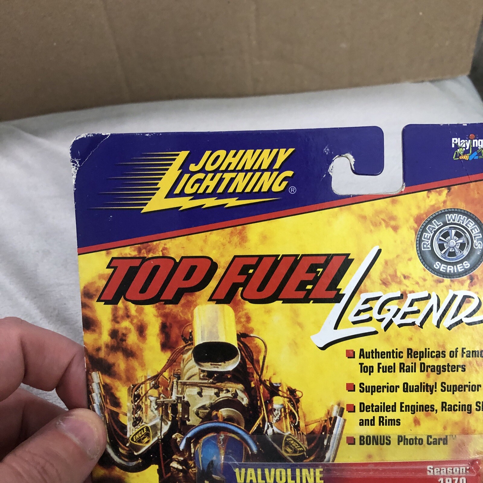 1998 JOHNNY LIGHTNING TOP FUEL LEGENDS VALVOLINE “TV” TOMMY IVO 472-01 NOS 🔥