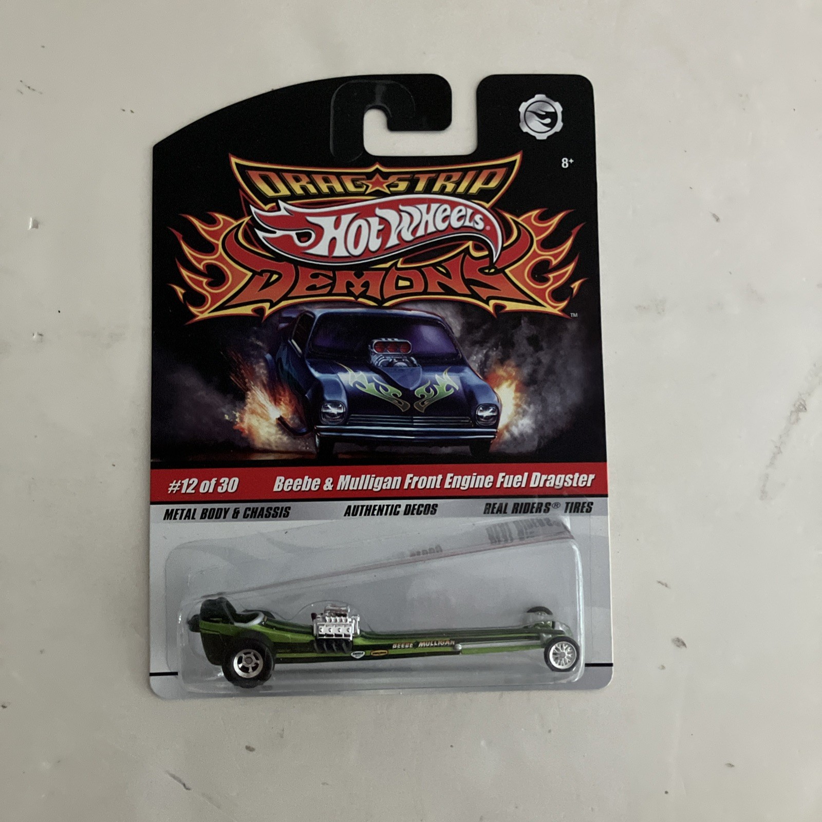 HOT WHEELS Drag Strip Demons Beebe & Mulligan Front Engine Fuel Dragster 12/30