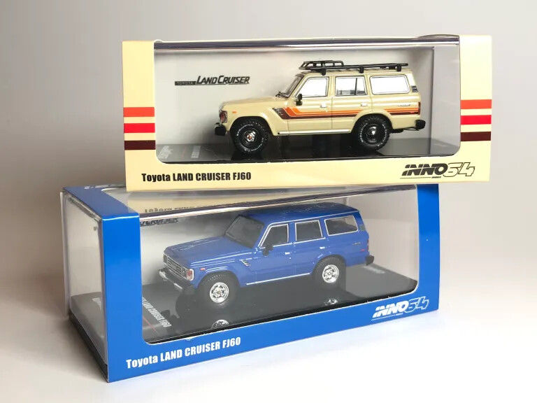 1/64 Die Cast TOYOTA LAND CRUISER FJ60 Model Truck – GREEN –