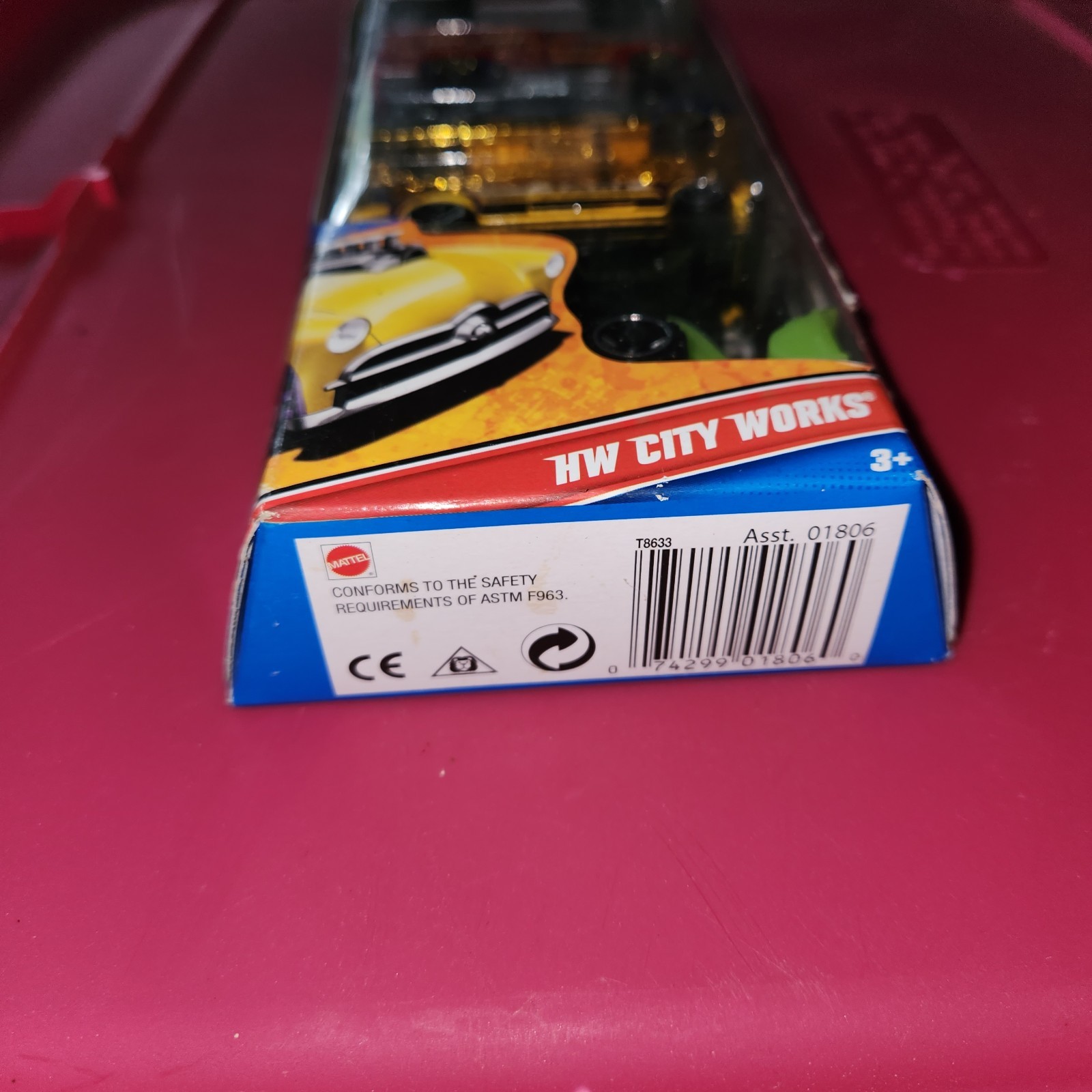Hot Wheels HW City Works Cars Police Fire Rescue Taxi 5 Cars