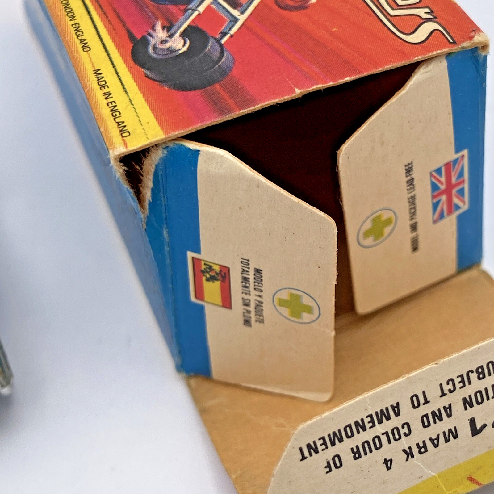 Lesney Matchbox Superfast Chopper Jumbo Set No 71 Blue with Box England 1972