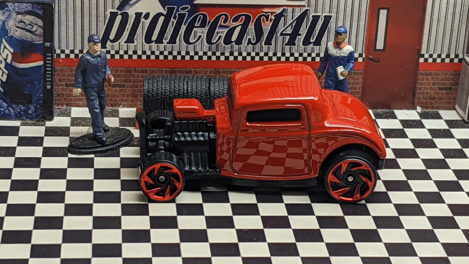 HOT WHEELS 1932 FORD LOOSE 1:64 SCALE CUSTOM “RED” COLLECTION SERIES