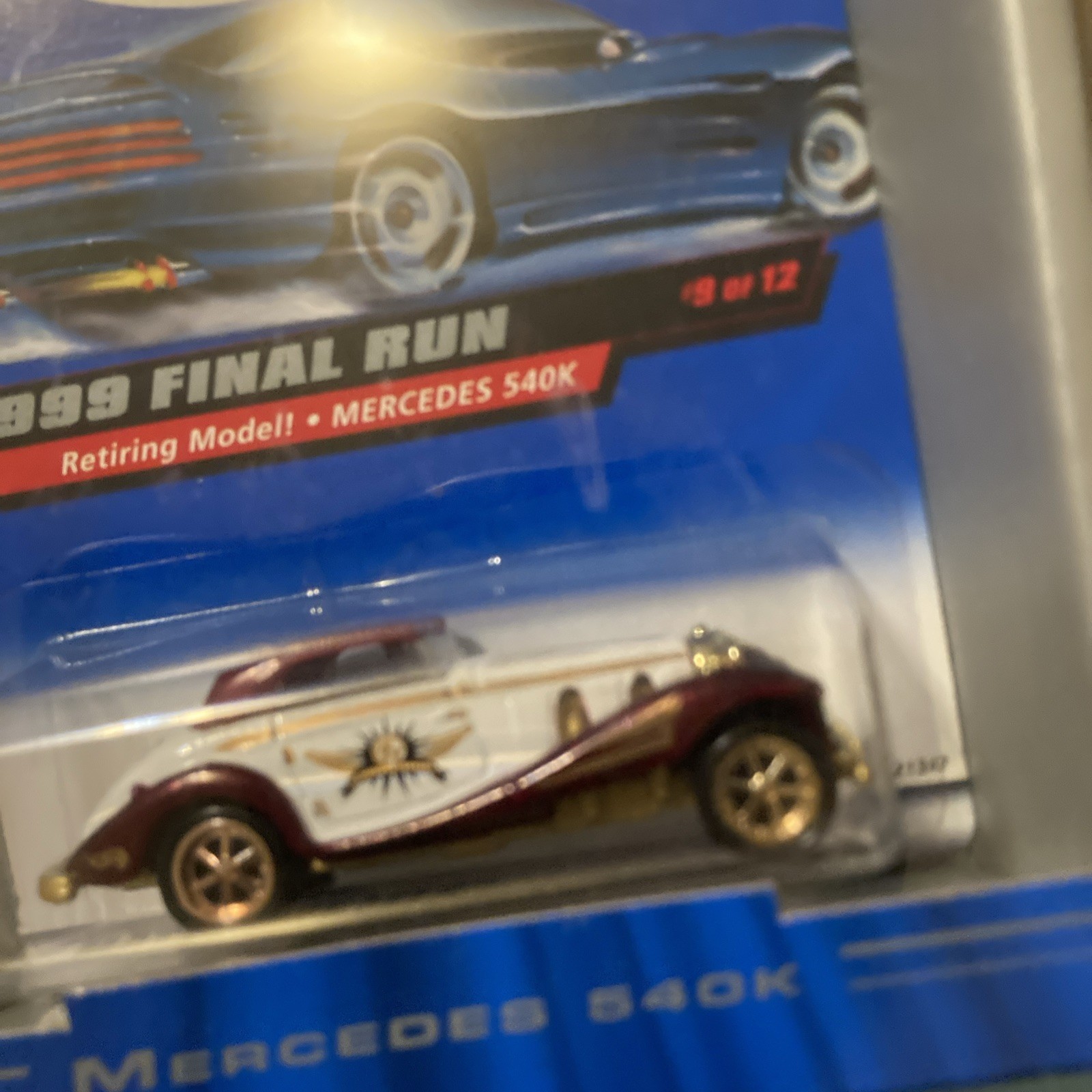 2 Hot Wheels 1999 Final Run Retiring Models #9 Mercedes 540K #1 Range Rover