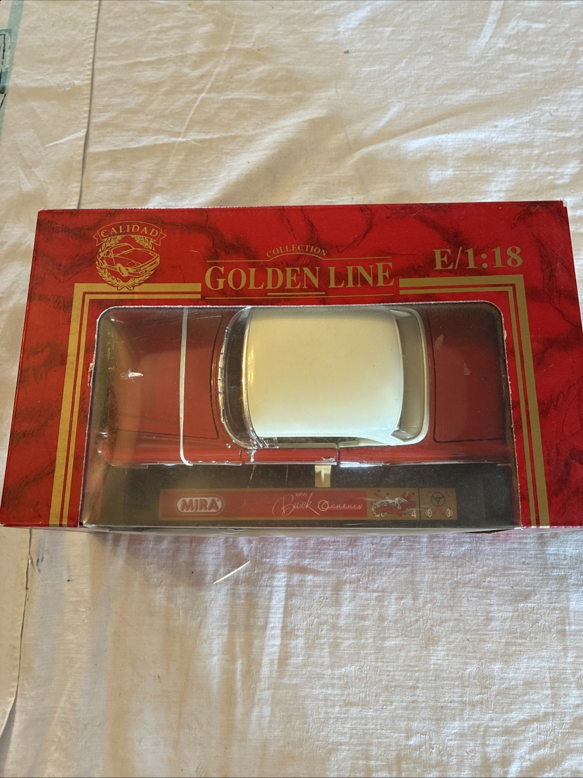 MIRA 1955 BUICK CENTURY GOLDEN LINE 1/18 SCALE DIECAST NEW