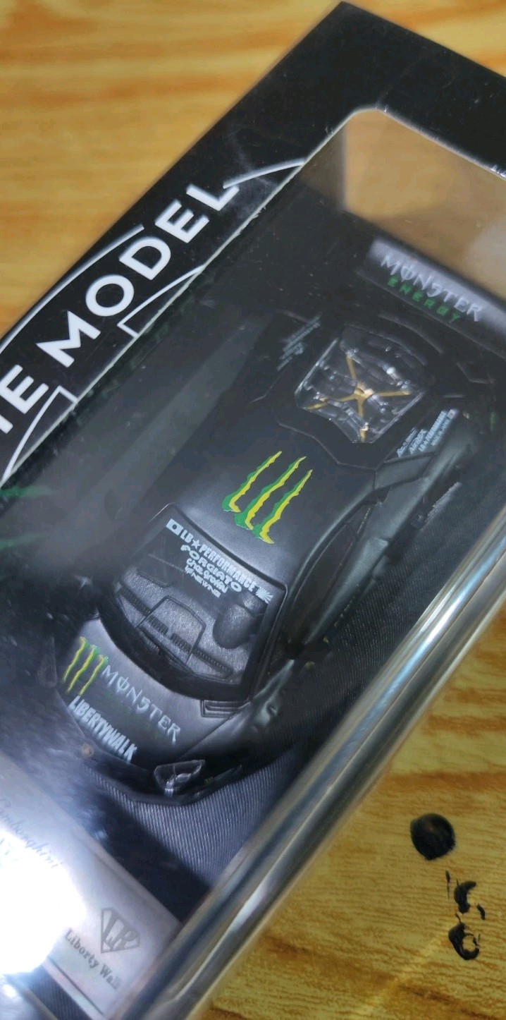 Time Model 64 Lamborghini Aventador LP 700-4 Monster Energy Liberty Walk Saito
