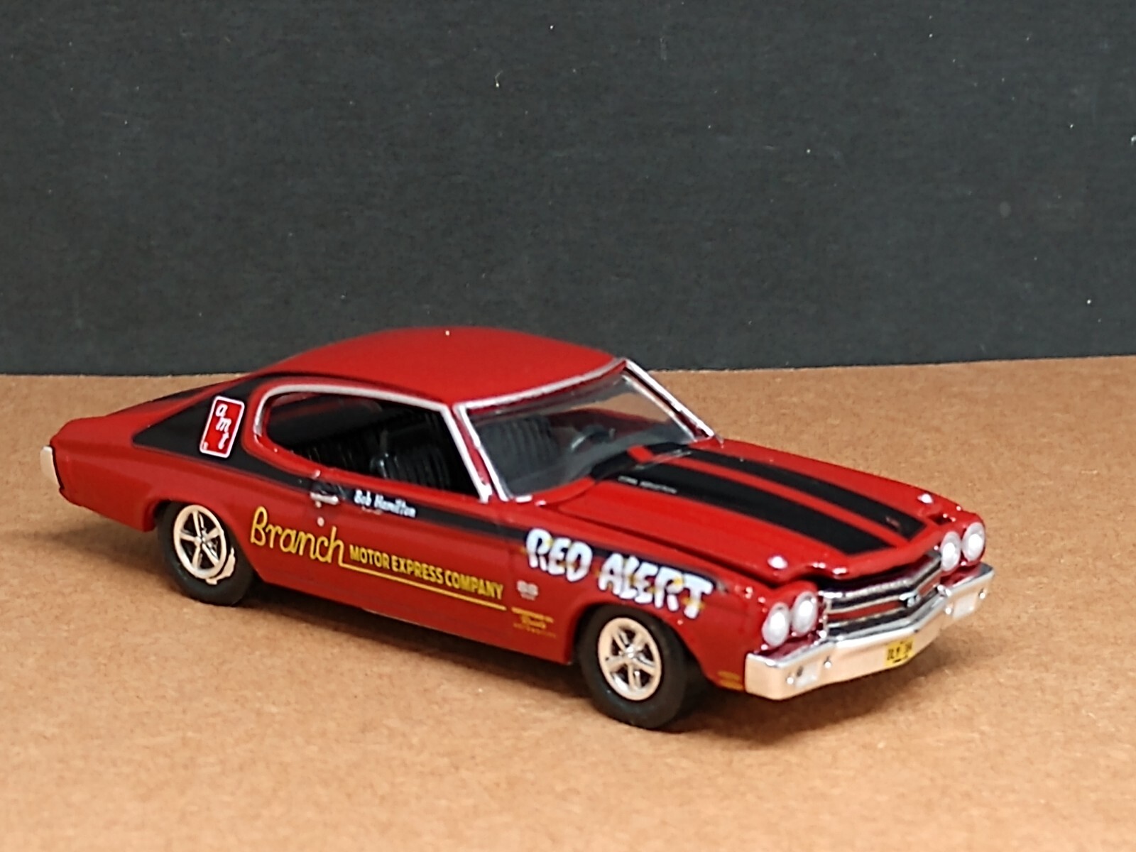 1970 CHEVROLET CHEVELLE SS 454 LIMITED EDITION AMT RED ALERT 1/64 SCALE NHRA