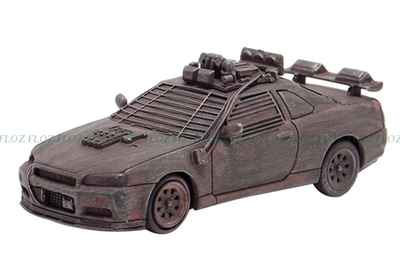 1:64 Stance Hunters Nissan Skyline GTR BNR34 Mad Max Apocalypse Distressed LTD