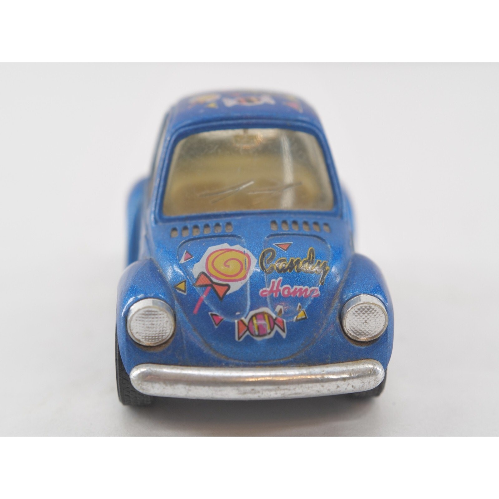 KINTOY 1993 BLUE VOLKSWAGON VW BEETLE LOVE BUG FRICTION PULL BACK CAR 1/32 SCALE