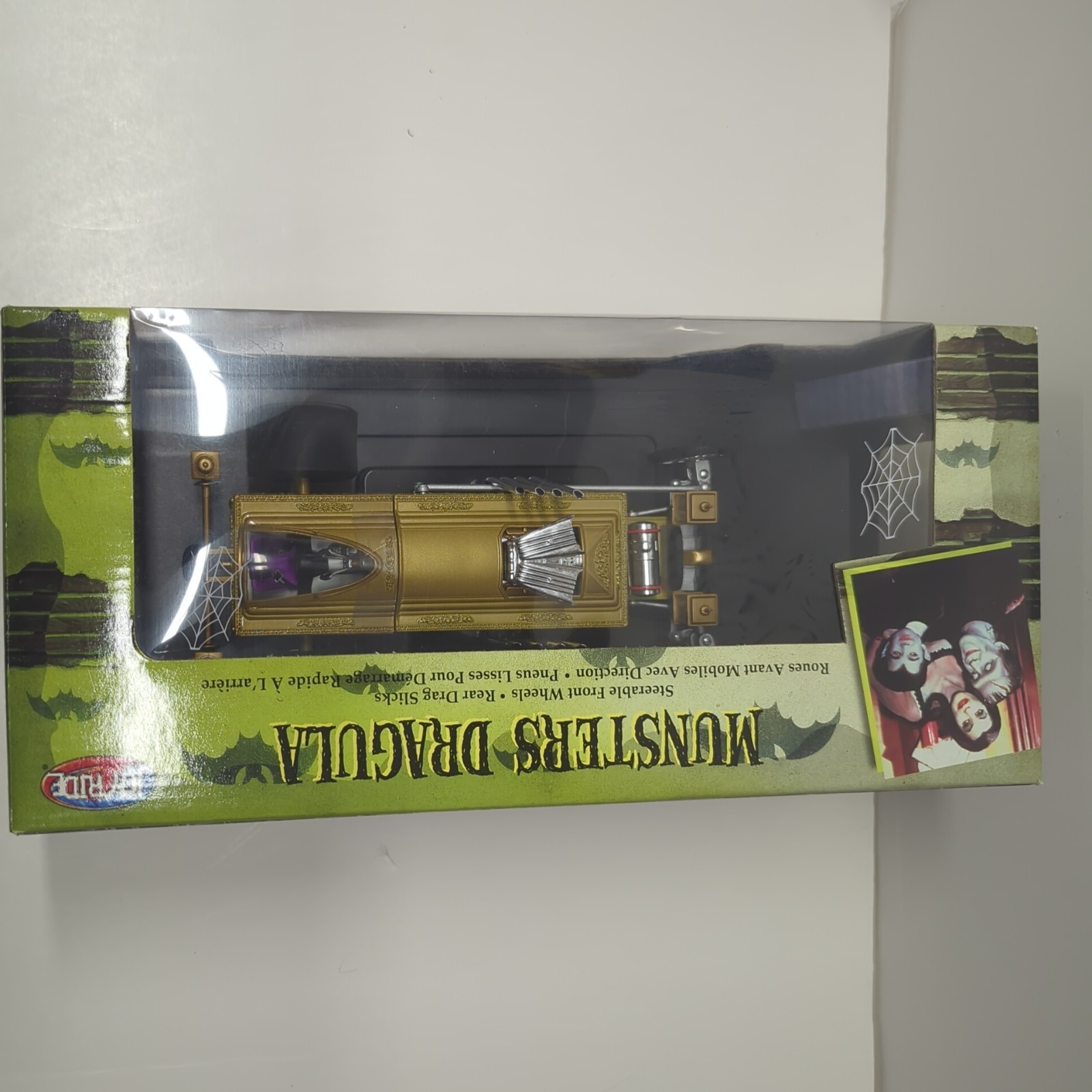 MUNSTERS DRAGULA 1:18 Scale Die Cast Metal RC2 JoyRide 2004 BRAND NEW in Box