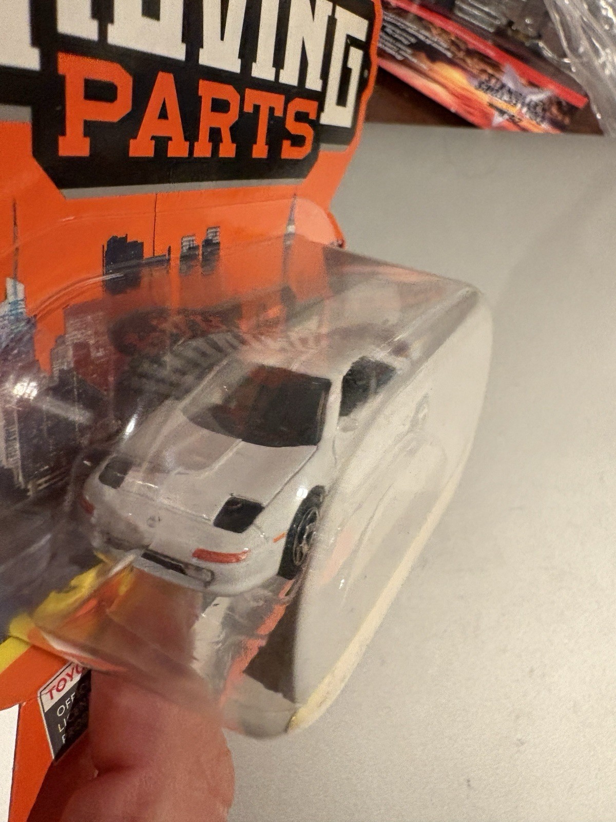 Matchbox Moving Parts 1:64 1990 Toyota MR2 W20 White Diecast Official Licensed