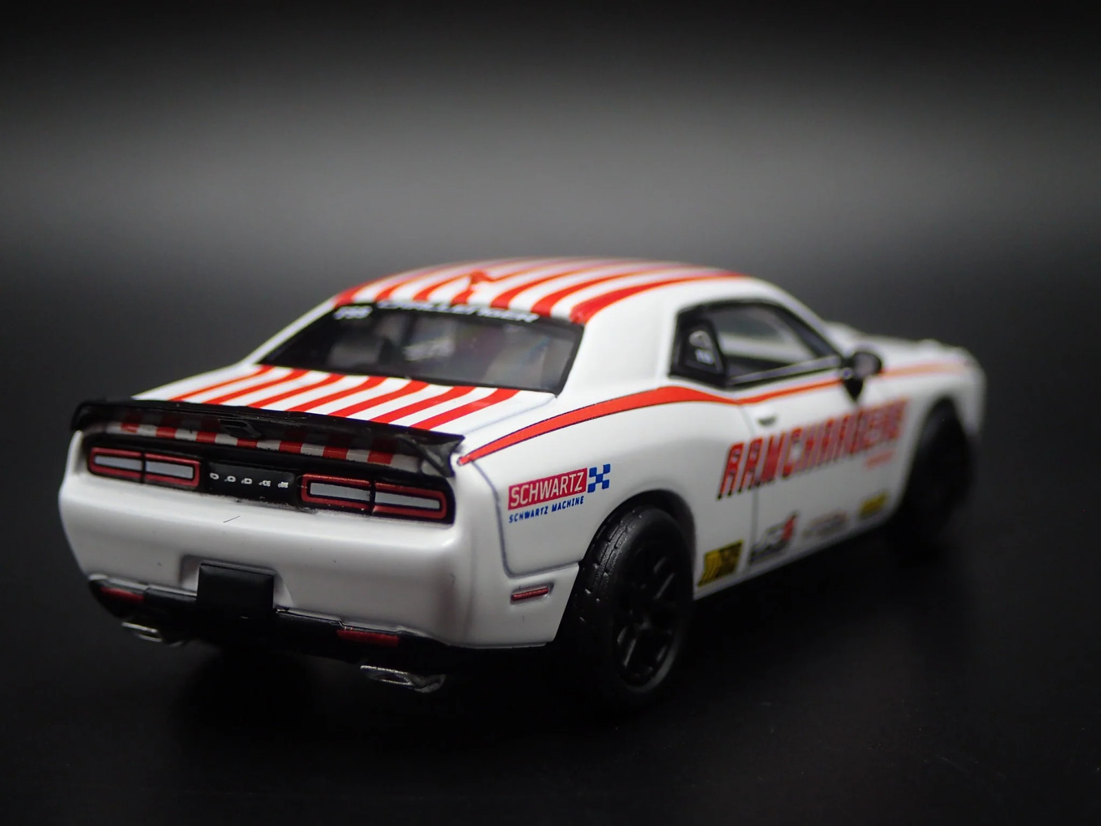 2008-2023 DODGE CHALLENGER SRT RAMCHARGERS NHRA 1:64 SCALE DIECAST MODEL CAR