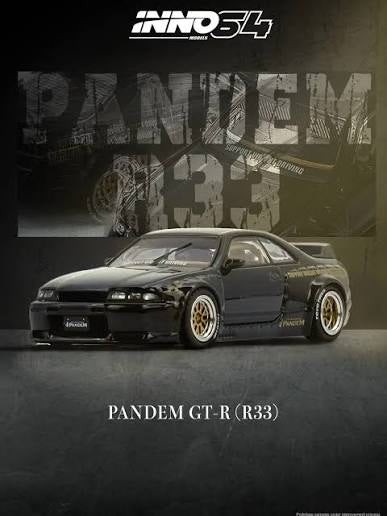 Inno64 1:64 Pandem GT-R R33 – Black