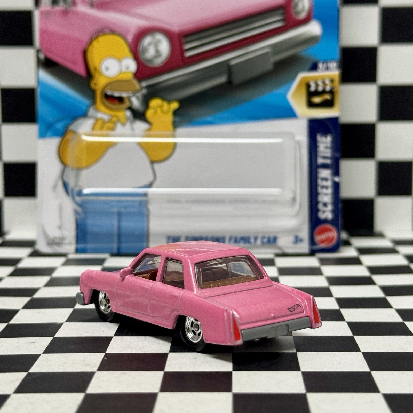 🍩 2026 Hot Wheels THE SIMPSONS FAMILY CAR Wheel Swap Real Riders – Custom 🛞🍩