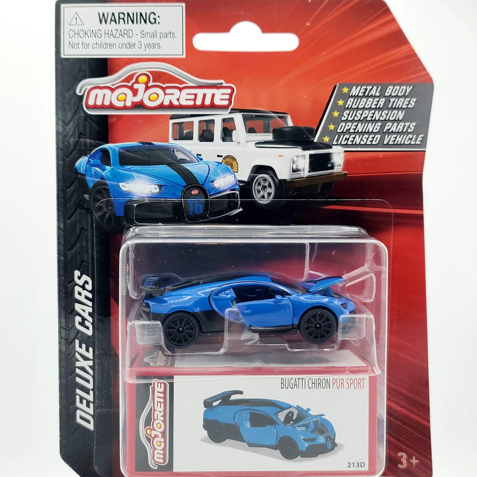Majorette Bugatti Chiron Pur Sport – Approx 1:64 (2023 Deluxe Series)