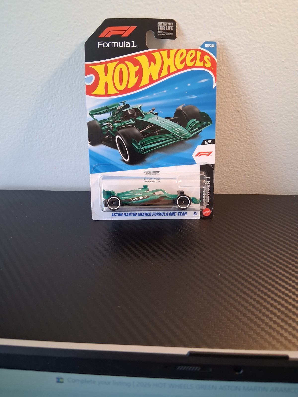 2026 HOT WHEELS GREEN ASTON MARTIN ARAMCO FORMULA ONE TEAM #185/250