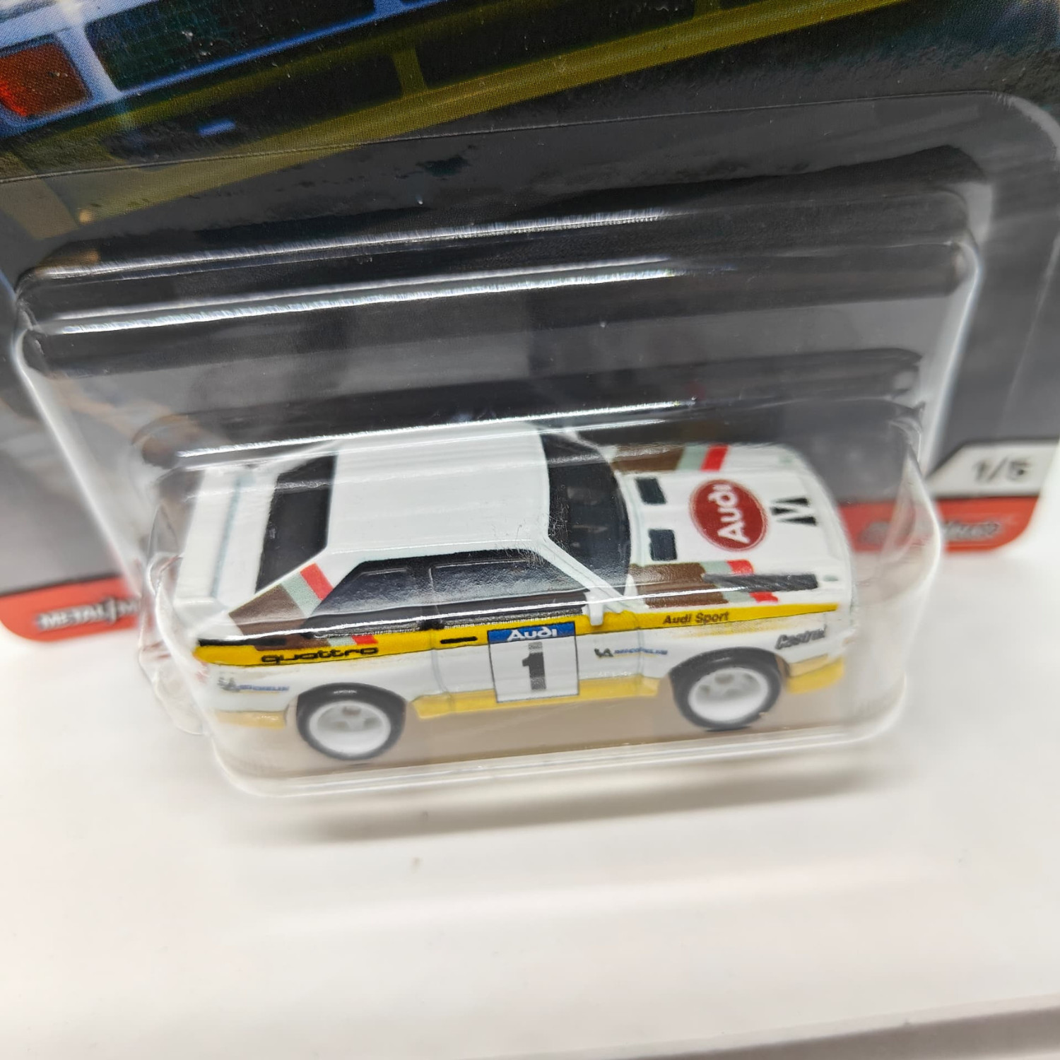 Hot Wheels Premium 84 Audi Sport Quattro Car Culture Thrill Climbers W/Protector