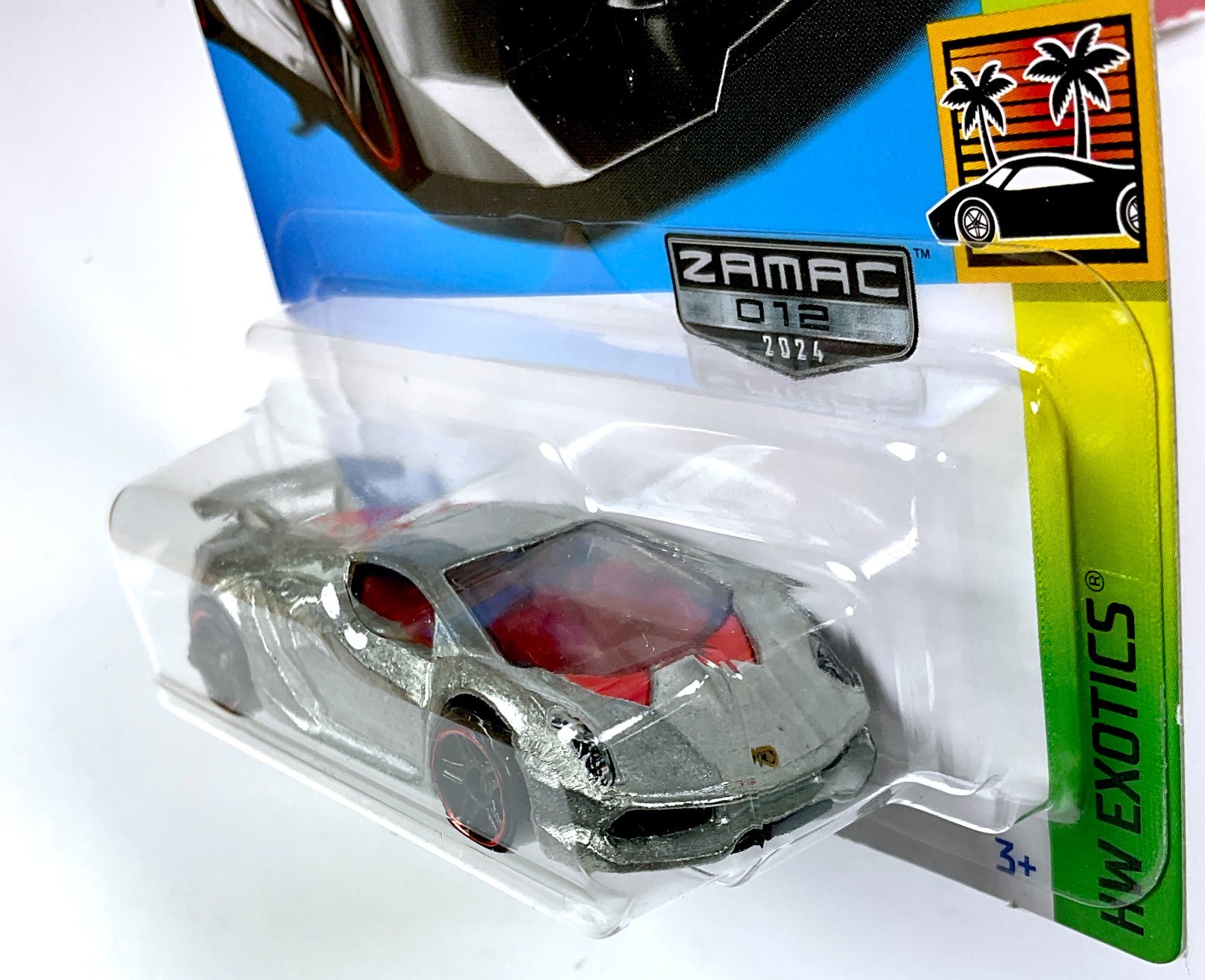Hot Wheels Lamborghini Sesto Elemento Zamac, Baby Blue, Lot of 2X Exotics