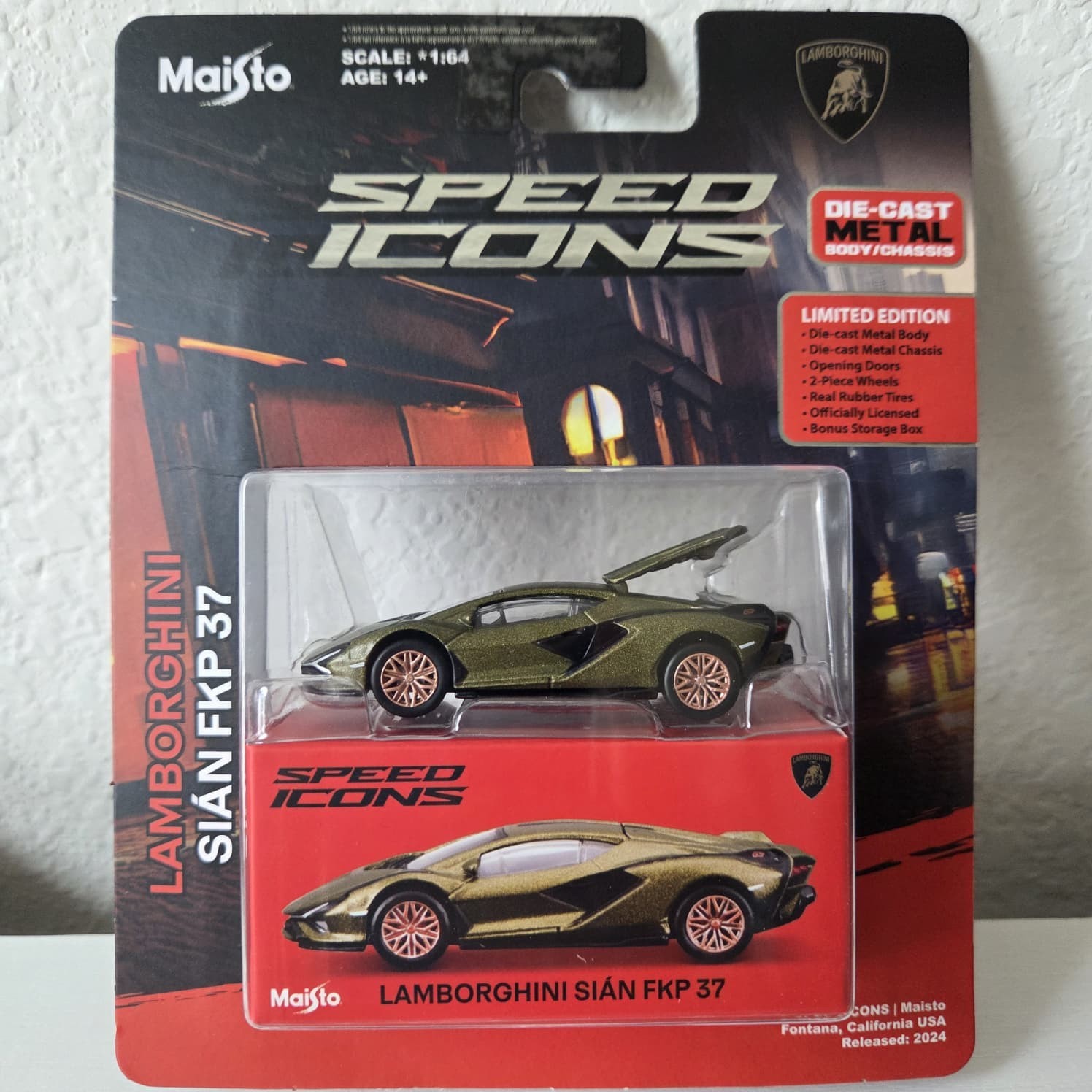 MAISTO SPEED ICONS Lamborghini Huracan and Lamborghini Sian FKP 35 set of 4