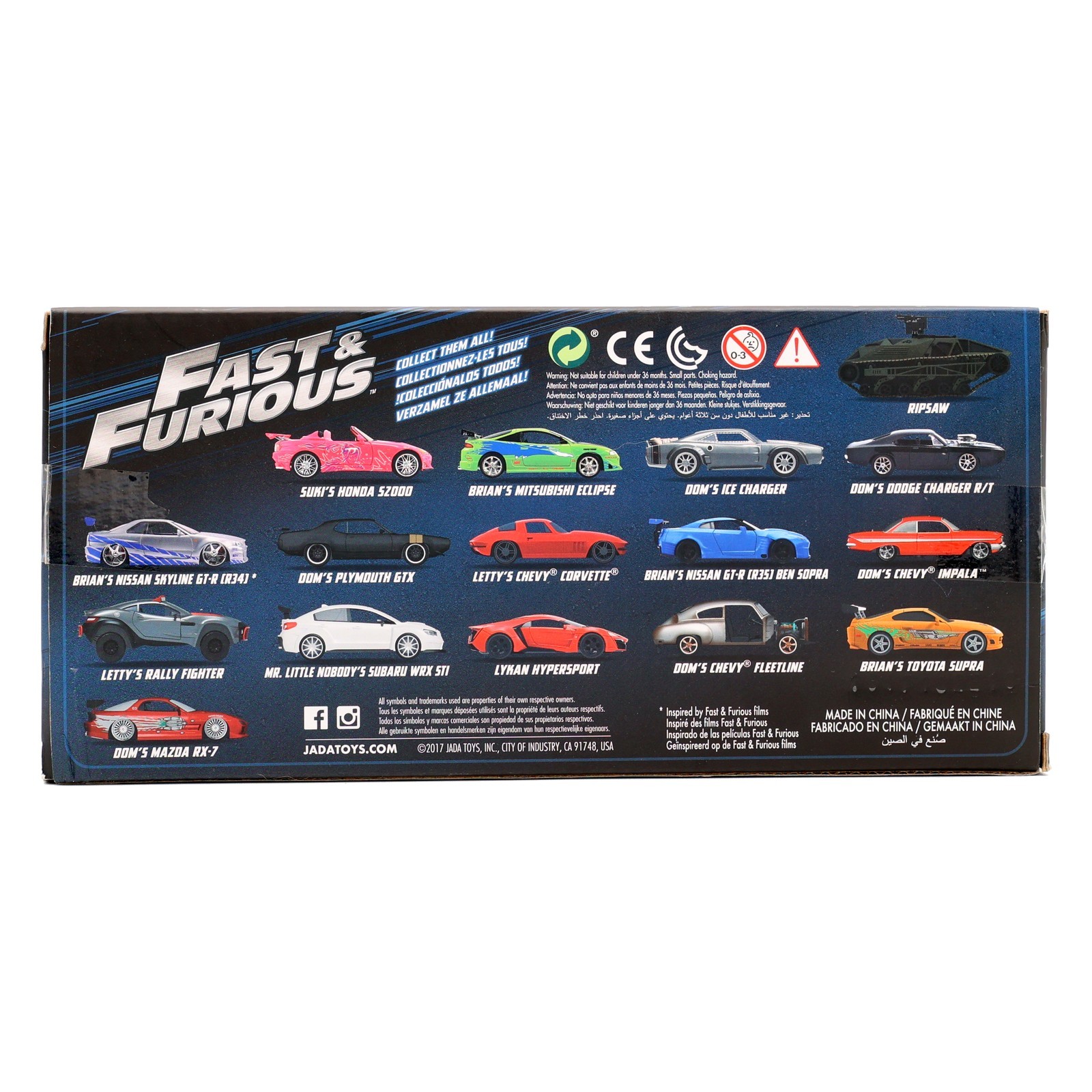 Jada Fast & Furious F8 Ripsaw Tank 1:32 Diecast Collector’s Series Green