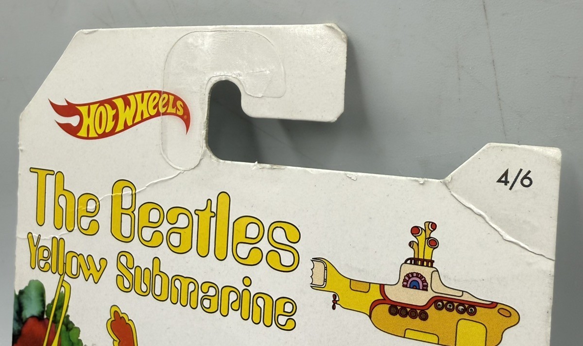 MATTEL HOT WHEELS – BEATLES YELLOW SUBMARINE ASSORTED (CP2022681)