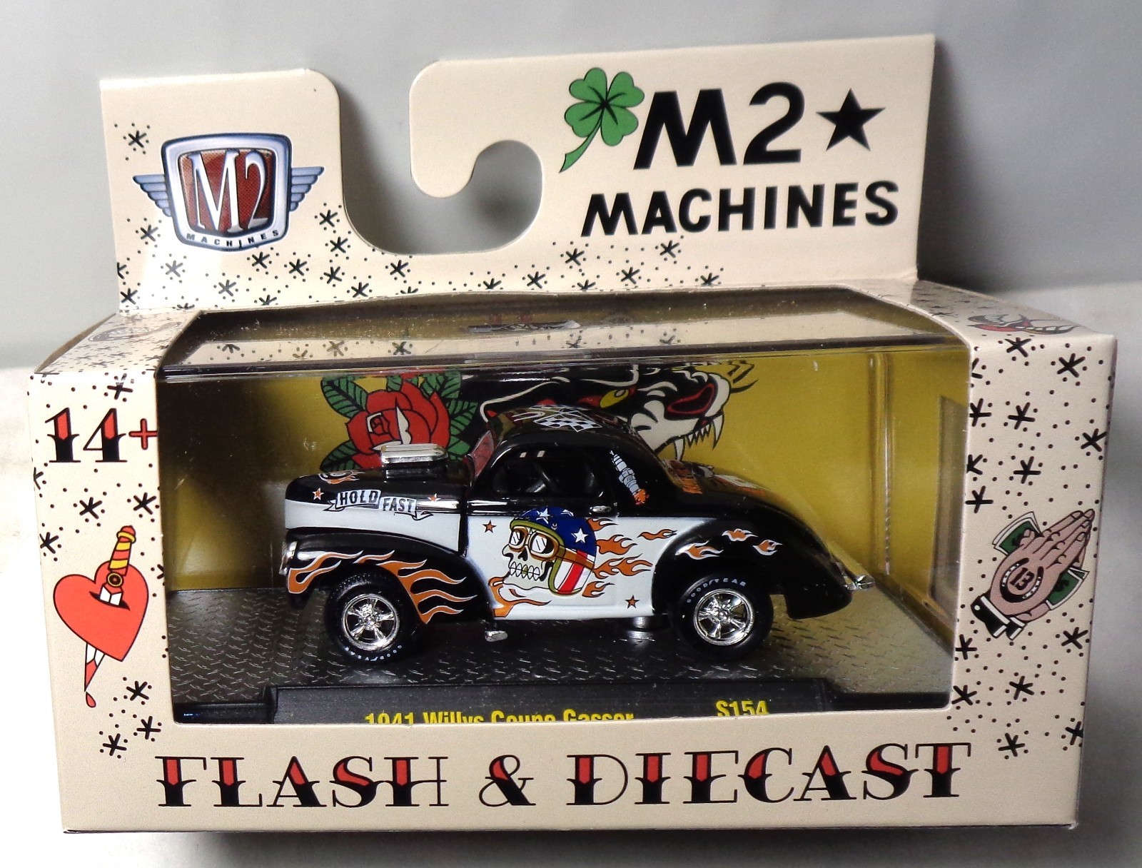 1941 Willys Coupe Gasser M2 Machines Auto-Thentics S154 Limited Edition 8,000