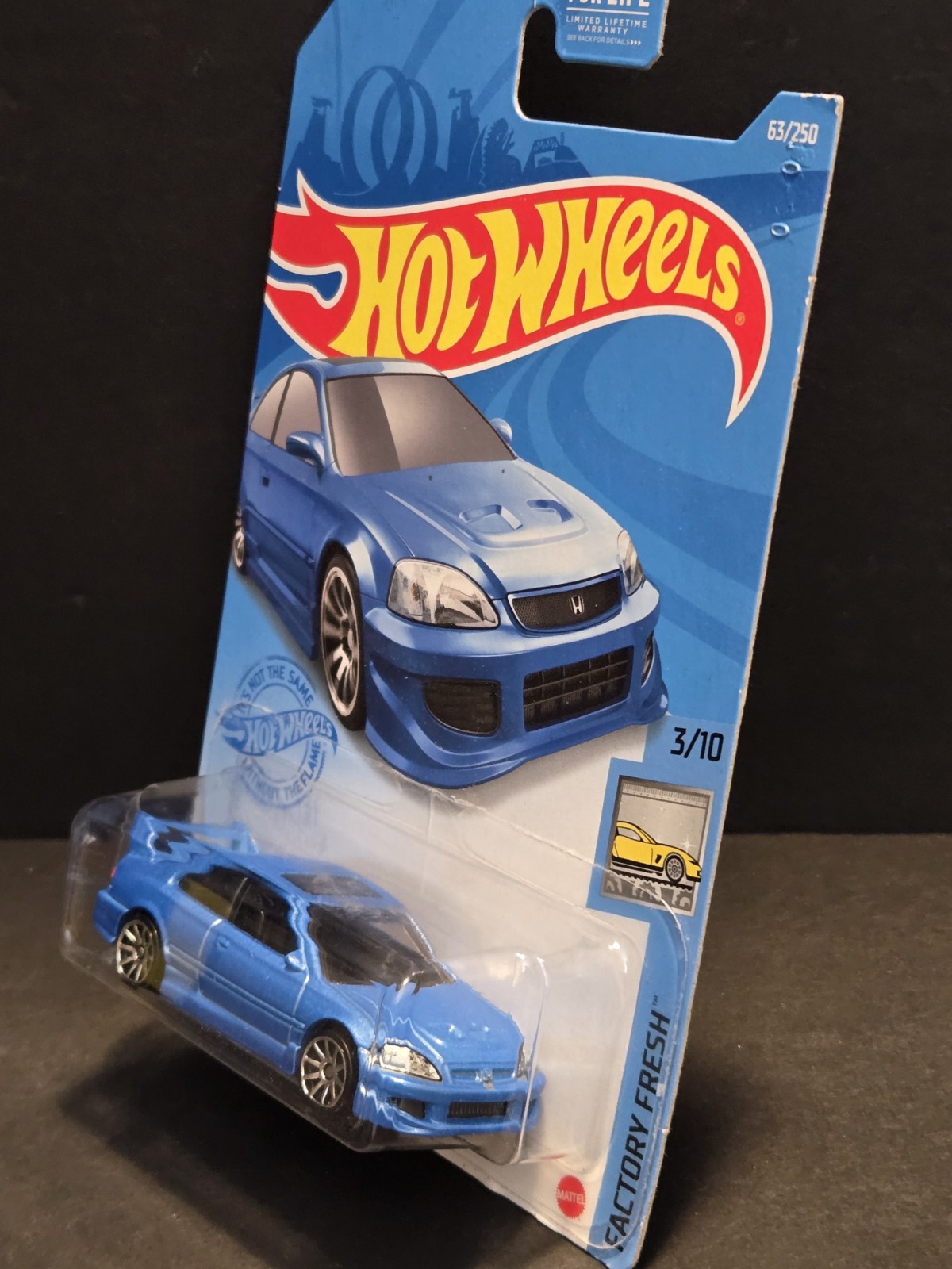 Hot Wheels Factory Fresh Honda Civic Si Blue Diecast 1:64 2020 Unopened