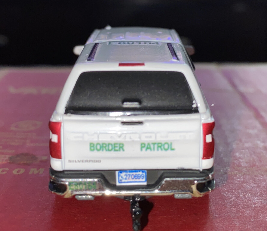 Kitbash 1/64 2022 Silverado US CUSTOMS & BORDER PROTECTION Homeland Security
