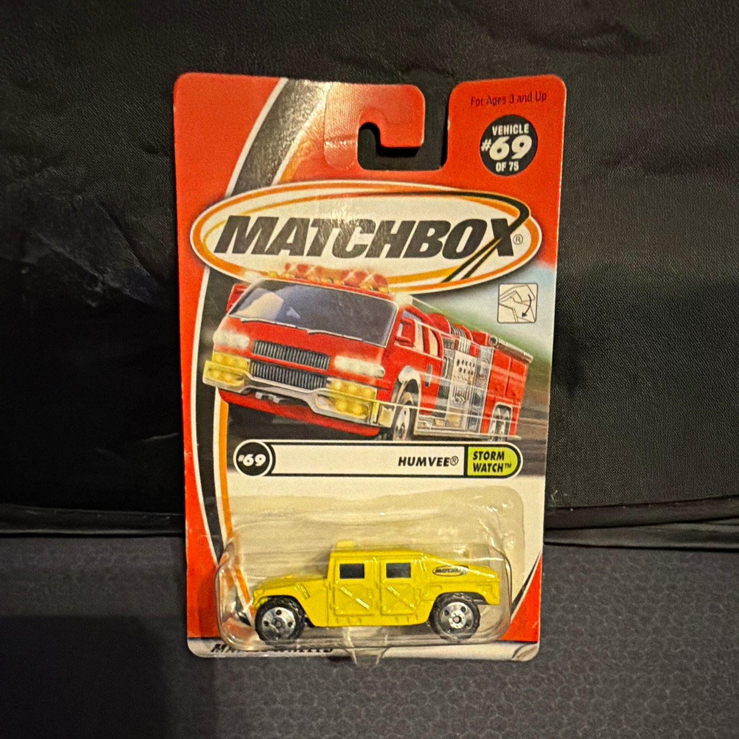Matchbox Humvee Hummer Yellow Diecast 1:64 To the Rescue 2001 Unopened Box