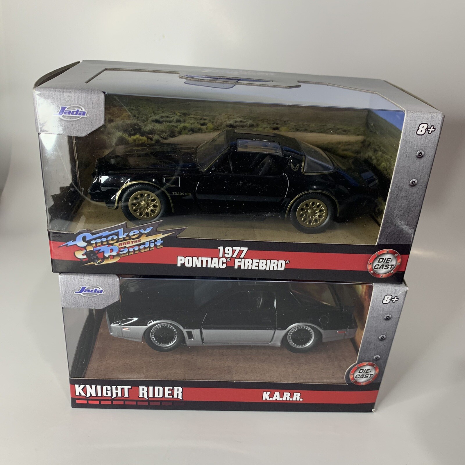 Jada Smokey & The Bandit 1977 Pontiac Firebird & Knight Rider 1:32 Diecast Car