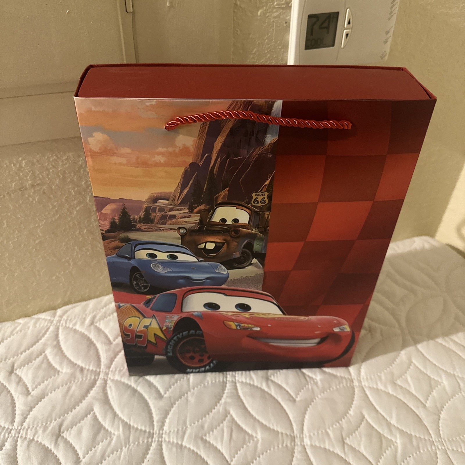 10 PCS Disney Pixar Metal Vehicle Set Lightning McQueen Gift Box Collection