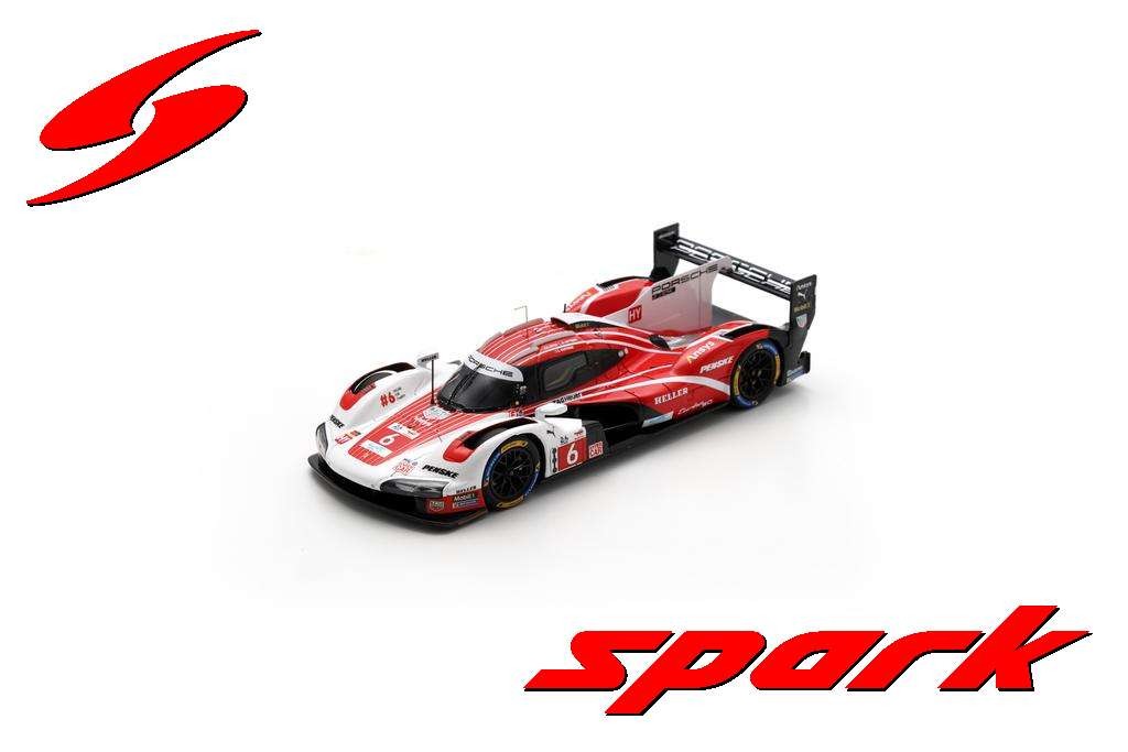 Spark S9114 1/43 Porsche 963 No.6 PORSCHE PENSKE MOTORSPORT 4th Le Mans 24H 2024