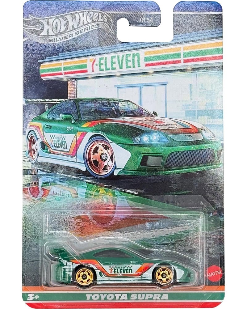 Hot Wheels Silver Series 7-Eleven Toyota Supra 7/11 Exclusive