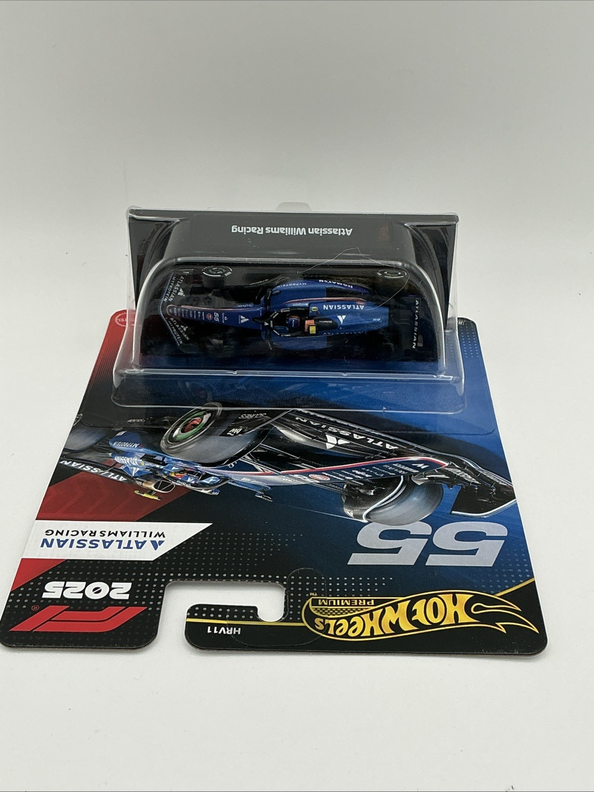 New Hot Wheels Formula 1 Premium 2025 Grid Atlassian Williams Racing #55