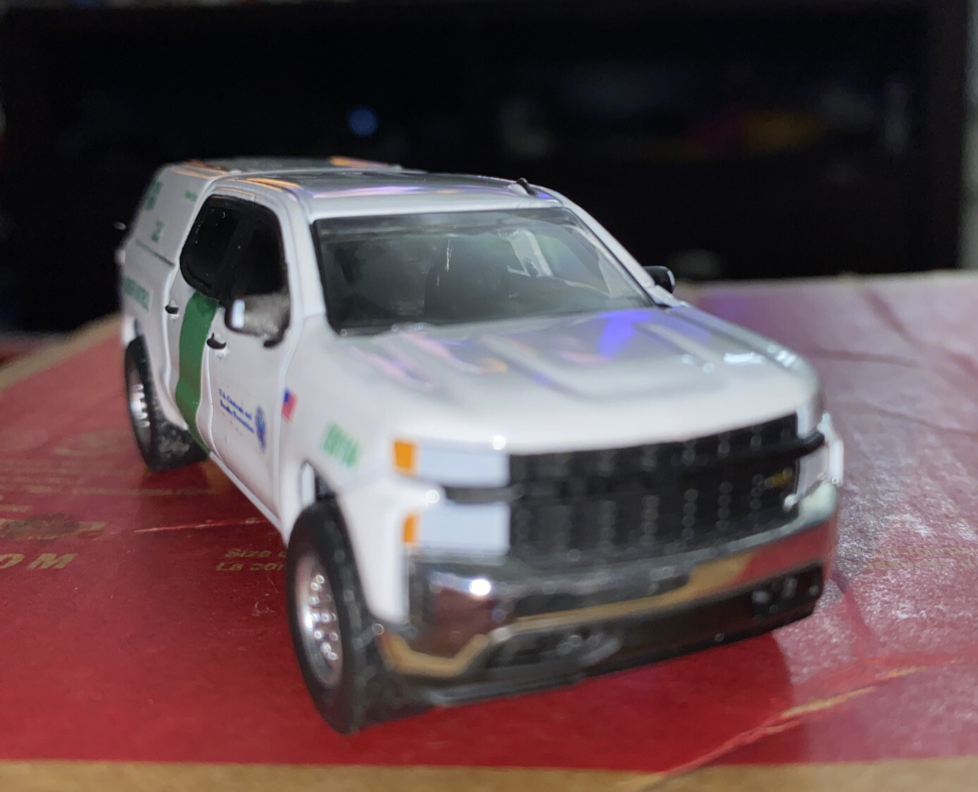 Kitbash 1/64 2022 Silverado US CUSTOMS & BORDER PROTECTION Homeland Security